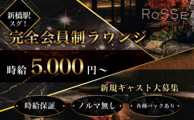 💖銀座の会員制ラウンジ💖保証給あり✨ノルマ・ペナルティーなし🙌各種高額バックあり💎✨