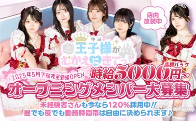👑2025年下旬 完全新規OPEN👑お城の舞踏会がコンセプトの綺麗なお店🏰💕プリンセス大量募集中❣